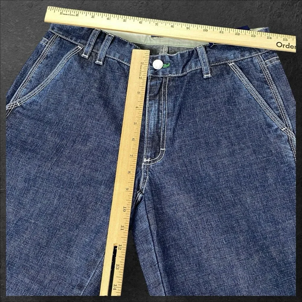OshKosh B'gosh Blue‎ Denim Carpenter Jeans Boys Size 4 NWT MSRP $34